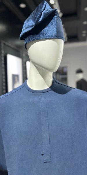 The Azure Monarch Kaftan Set