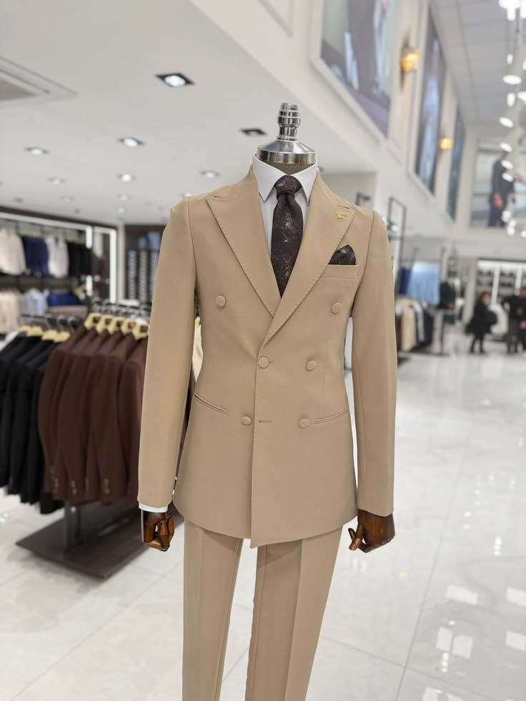 Beige Wedding Suits for Men_ Spring 2026 Collection The Sandstone Sovereign Suit
